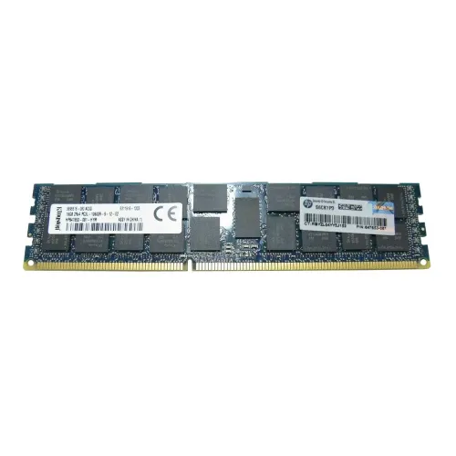 HP 16GB PC3-10600 DDR3-1333MHz ECC Registered CL9 240-Pin DIMM Dual Rank 1.35V Low Voltage Memory Module Part# HP647653-081-HYM HP 16GB PC3-10600 DDR3-1333MHz ECC Registered CL9 240-Pin DIMM Dual Rank 1.35V Low Voltage Memory Module Part# HP647653-081-HYM