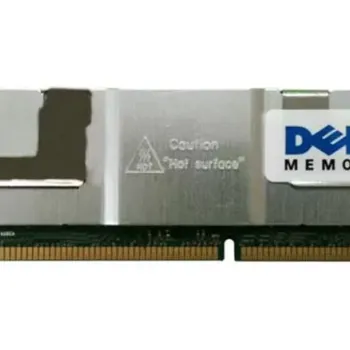 Dell 8GB PC2-5300 DDR2-667MHz ECC Fully Buffered CL5 240-Pin DIMM Quad Rank Memory Module Part# MT72HTS1G72FZ-667H1D