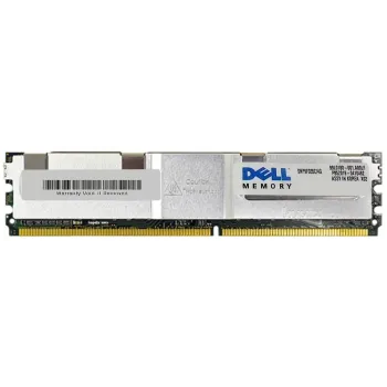 Dell 4GB PC2-5300 DDR2-667MHz ECC Fully Buffered CL5 240-Pin DIMM Dual Rank Memory Module Part# SNP9F035C Dell 4GB PC2-5300 DDR2-667MHz ECC Fully Buffered CL5 240-Pin DIMM Dual Rank Memory Module Part# SNP9F035C