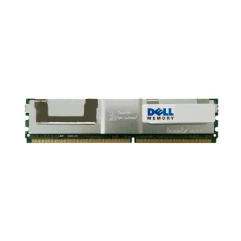 Dell 4GB PC2-5300 DDR2-667MHz ECC Fully Buffered CL5 240-Pin DIMM Dual Rank Memory Module Part# SNP9F036K2/8G Dell 4GB PC2-5300 DDR2-667MHz ECC Fully Buffered CL5 240-Pin DIMM Dual Rank Memory Module Part# SNP9F036K2/8G