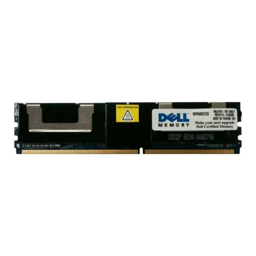 Dell 2GB PC2-5300 DDR2-667MHz ECC Fully Buffered CL5 240-Pin DIMM Dual Rank Memory Module Part# SNP9W657C Dell 2GB PC2-5300 DDR2-667MHz ECC Fully Buffered CL5 240-Pin DIMM Dual Rank Memory Module Part# SNP9W657C
