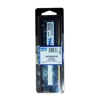 Dell 2GB PC3-8500 DDR3-1066MHz ECC Unbuffered CL7 240-Pin DIMM Dual Rank Memory Module Part# SNPF626DC/2G Dell 2GB PC3-8500 DDR3-1066MHz ECC Unbuffered CL7 240-Pin DIMM Dual Rank Memory Module Part# SNPF626DC/2G