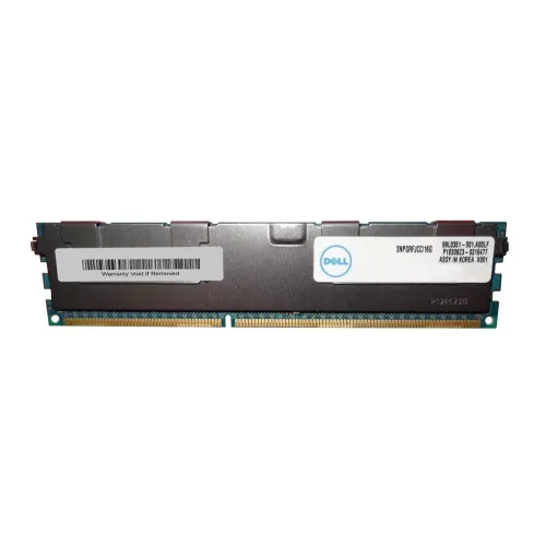 Dell 16GB PC3-8500 DDR3-1066MHz ECC Registered CL7 240-Pin DIMM 1.35V Low Voltage Quad Rank Memory Module Part# SNPGRFJCC Dell 16GB PC3-8500 DDR3-1066MHz ECC Registered CL7 240-Pin DIMM 1.35V Low Voltage Quad Rank Memory Module Part# SNPGRFJCC