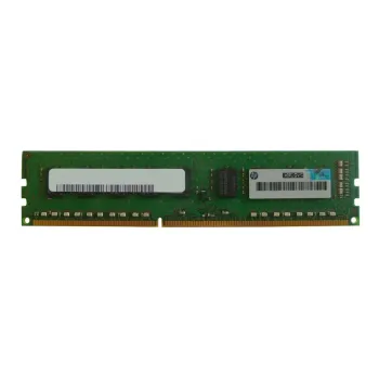HP 4GB PC3-12800 DDR3-1600MHz ECC Unbuffered CL11 240-Pin DIMM Single Rank Memory Module Part# XF584AV HP 4GB PC3-12800 DDR3-1600MHz ECC Unbuffered CL11 240-Pin DIMM Single Rank Memory Module Part# XF584AV