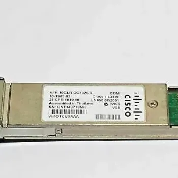 Cisco 10-1989-03 XFP-10GLR-OC1925R 10Gbase-LR OC192SR Fiber SFP Transceiver