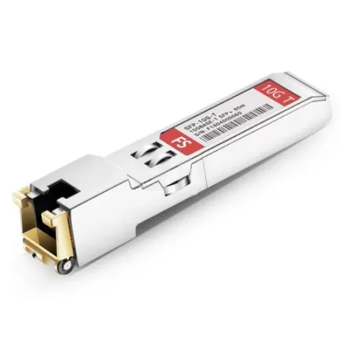 FS SFP-10G-T-S 10GBASE-T SFP+ Copper RJ-45 30m Transceiver FS SFP-10G-T-S 10GBASE-T SFP+ Copper RJ-45 30m Transceiver