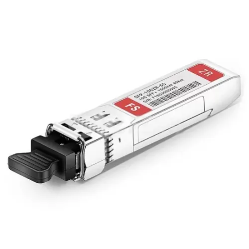 FS SFP-10G-ZR 10GBASE-ZR/ZW and OTU2e SFP+ 1550nm 80km SFP Transceiver FS SFP-10G-ZR 10GBASE-ZR/ZW and OTU2e SFP+ 1550nm 80km SFP Transceiver