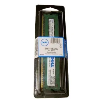 Dell 2GB PC3-10600 DDR3-1333MHz ECC Unbuffered CL9 240-Pin DIMM Dual Rank Memory Module Part# SNPJ160CC Dell 2GB PC3-10600 DDR3-1333MHz ECC Unbuffered CL9 240-Pin DIMM Dual Rank Memory Module Part# SNPJ160CC