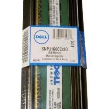 Dell 2GB PC3-10600 DDR3-1333MHz ECC Unbuffered CL9 240-Pin DIMM Dual Rank Memory Module Part# SNPJ160CC