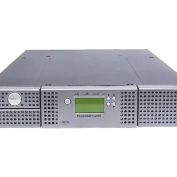 Dell PowerVault TL2000 24 Slot Data Backup Tape Library for Data Storage without tape Drive