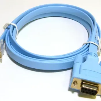72-3383-01 Cisco DB9 RS232 Female to RJ45 Console rollover Cable 1.8 MTR
