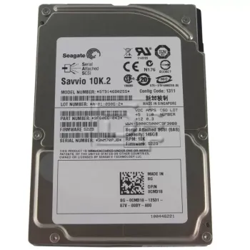 Seagate ST9146802SS 146GB 10K RPM 2.5 Inches SAS Single Port Hard Drive 9F6066-046