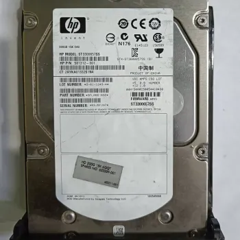 HP 581312-001 300GB 15K SAS 3.5 inch 6Gb/s hard drive