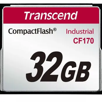 Transcend TS32GCF170 Industrial CompactFlash memory card - 32 GB, Red