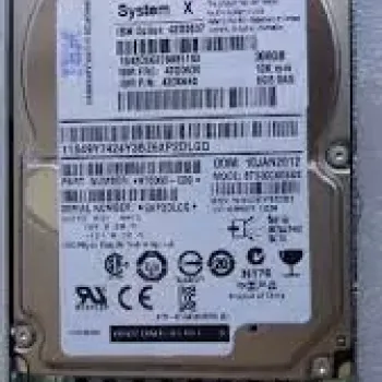 IBM 300GB 10000 RPM SAS 6Gbps 2.5 Inch Hard Drive 42D0638 42D0637 42D0641