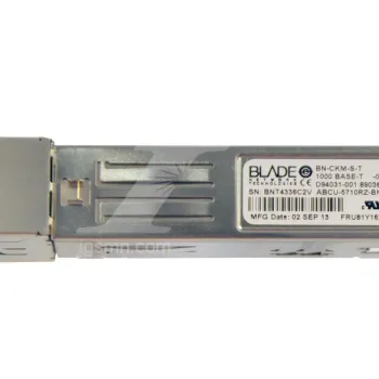IBM 1000 Base-T RJ-45 1GB SFP Transceiver 81Y1620