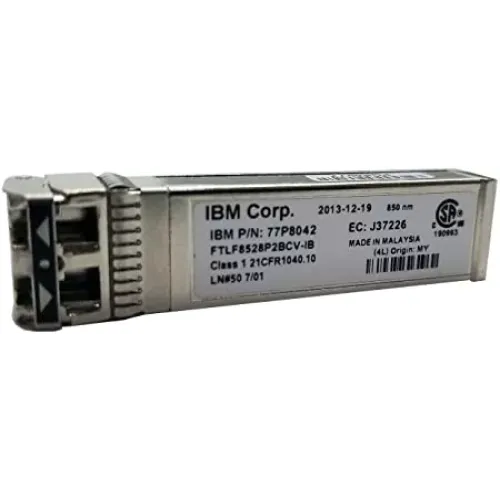 IBM 8GB SW SFP Transceiver Module 77P8042 IBM 8GB SW SFP Transceiver Module 77P8042