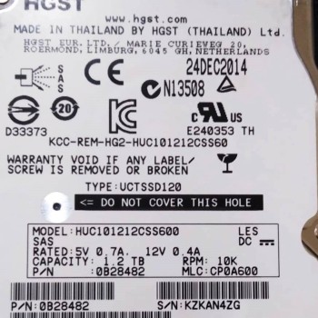 EMC 1.2TB 10K Rpm 2.5inch 6Gbps SAS Hard Disk V4-2S10-012