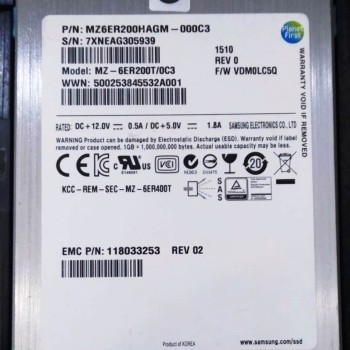 EMC 200GB 6Gbps 2.5inch SAS SSD Hard Disk V4-2S6FX-200