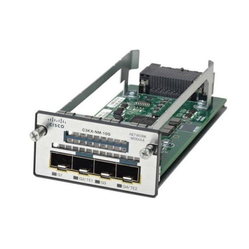 Cisco C3KX-NM-10G Network Module10 Gigabit LAN 2 port 2x SFP for uplink ports Cisco C3KX-NM-10G Network Module10 Gigabit LAN 2 port 2x SFP for uplink ports