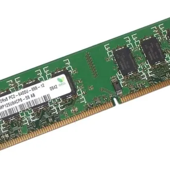 Hynix 2GB DDR2 PC2-6400 DDR2-800MHz non-ECC Unbuffered CL5 240-Pin DIMM Dual Rank Server Ram HYMP125U64CP8-S6-AB