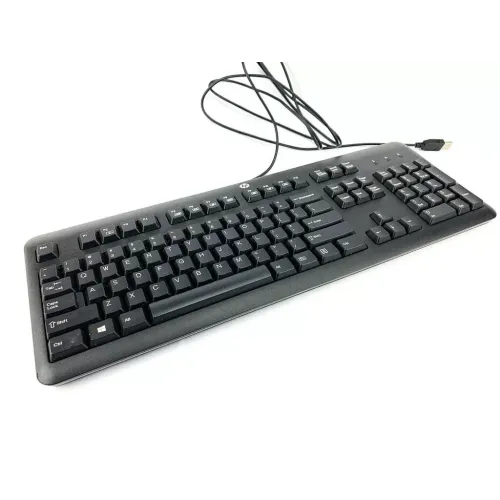 HP SK-2025 KU-1156 KB57211 Wired USB Keyboard Black for PC or Mac HP SK-2025 KU-1156 KB57211 Wired USB Keyboard Black for PC or Mac