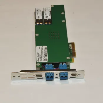 Riverbed NIC-01G-2SX Dual Fiber SX GIG-E PCIe Server Adapter 410-00101-01