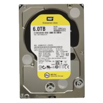 Western Digtal RE4 6 TB Desktop, Surveillance Systems, Network Attached Storage, Servers, All in One PC's Internal Hard Disk Drive (HDD) (WD6001FSYZ) (Interface: SATA, Form Factor: 3.5 inch)