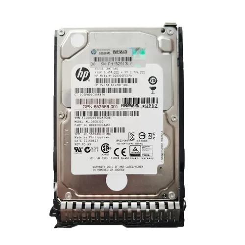 HP 1TB 7200rpm SAS LFF 3.5Inch 6Gbps Single Channel Midline Hot Plug Hard Drive with Tray 652749-B21 HP 1TB 7200rpm SAS LFF 3.5Inch 6Gbps Single Channel Midline Hot Plug Hard Drive with Tray 652749-B21