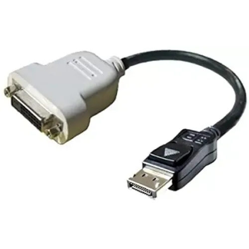 Dell DisplayPort to DVI Adapter DP to DVD-D Single Link DP/N 023NVR Dell DisplayPort to DVI Adapter DP to DVD-D Single Link DP/N 023NVR