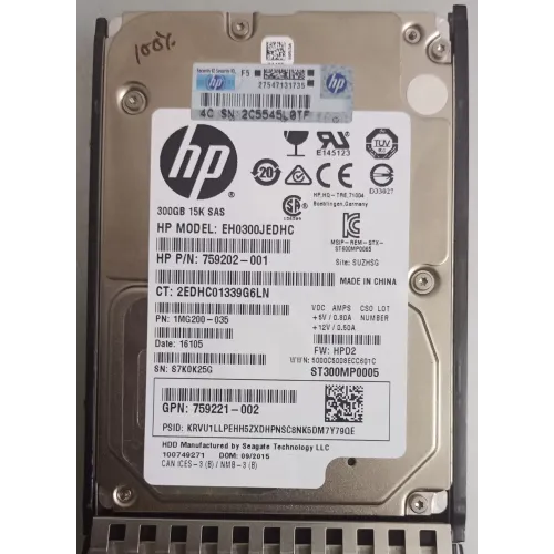 HP 300GB 15K RPM SAS 2.5 Inch Hard Disk 1MG200-035-HP