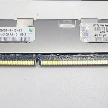 IBM 4GB 2RX4 PC3-10600R Server Memory Ram 44T1483 44T1493