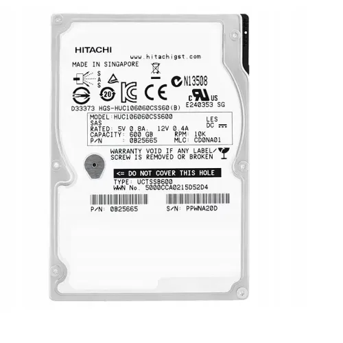 Hitachi 600GB 10K RPM SAS 2.5 Inch Hard Disk 0B25665 Hitachi 600GB 10K RPM SAS 2.5 Inch Hard Disk 0B25665