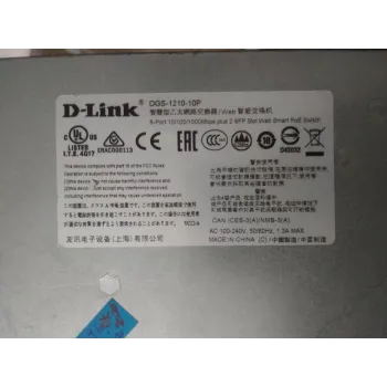 D-Link DGS-1210-10P 10 Port Gigabit Smart Managed PoE Switch
