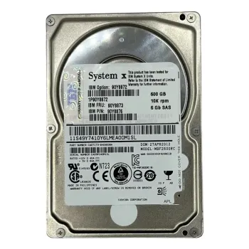 IBM 90Y8872 90Y8873 600GB 10K SAS 6 Gbps Hot Swap Hard Drive