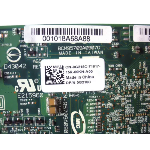 Dell G218C Broadcom Gigabit Ethernet Dual Port PCIE Server Network Adapter Card Dell G218C Broadcom Gigabit Ethernet Dual Port PCIE Server Network Adapter Card