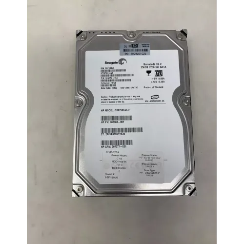 HP GB0250EAFJF 250GB 7.2K SATA-II 3.5" 482483-001