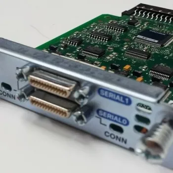 Cisco high-speed 2-port serial WAN Interface card model HWIC-2T