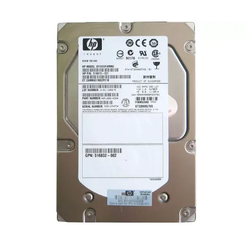 HP 300GB 15K SAS 3.5inch 6Gbps Hard Disk 516832-002 9FL066-035 ST3300657SS 516810-001 HP 300GB 15K SAS 3.5inch 6Gbps Hard Disk 516832-002 9FL066-035 ST3300657SS 516810-001