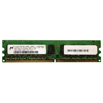Micron 2GB 2RX8 DDR2 PC2-6400E Server Memory Ram MT18HTF25672AY-800E1 45167-061 Micron 2GB 2RX8 DDR2 PC2-6400E Server Memory Ram MT18HTF25672AY-800E1 45167-061