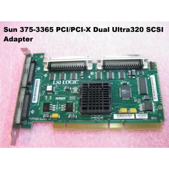 LSI Logic LSI22320-S PCI-X Dual Ultra320 SCSI Adapter Card, Sun 375-3365