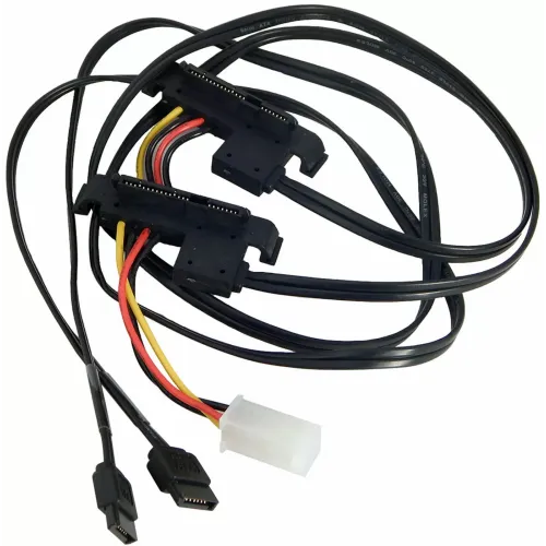 HP Z600 Workstation 2-Port SAS HDD Hard Drive Cable 464947-001 HP Z600 Workstation 2-Port SAS HDD Hard Drive Cable 464947-001