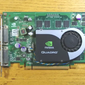 Dell NVIDIA Quadro FX 570 DVI 2-Port 256mb GDDR2 PCIe Graphics Card 0WX397