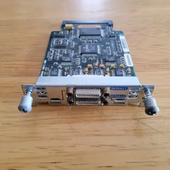 Cisco 1841 1800 2800 2811 2821 3800 2-Port Serial WAN Interface Card Routers WIC-2T