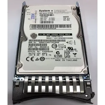 IBM 900GB 10K 6G 2.5" sas hdd 81Y3805 81Y9650 81Y9651