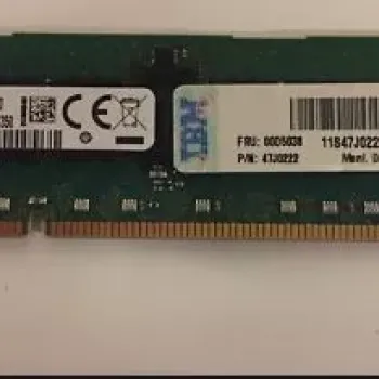 IBM 8GB 1Rx4 PC3-12800R Ecc Memory 47J0222