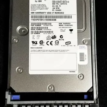 IBM 36gb 15k 2g 3.5 FC hard disk 24P3735 06P5774