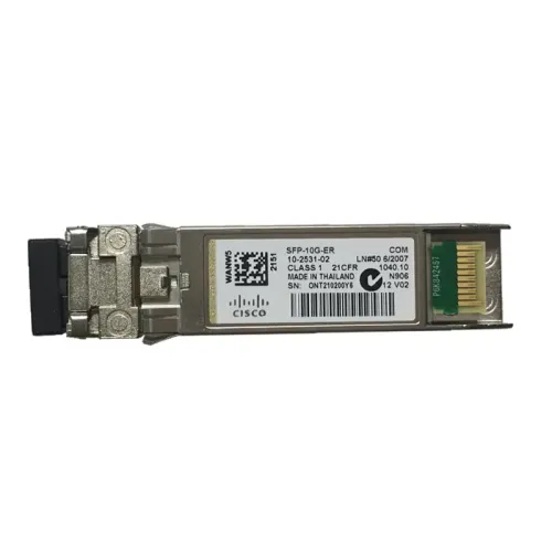 Cisco SFP-10G-ER module 10GBASE-ER SFP+ Module for SMF Cisco SFP-10G-ER module 10GBASE-ER SFP+ Module for SMF