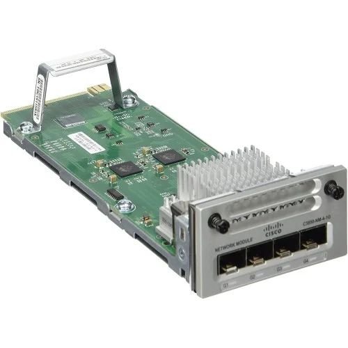 Cisco 4 Port Gigabit LAN Expansion Controller Card Module C3850-NM-4-1G Cisco 4 Port Gigabit LAN Expansion Controller Card Module C3850-NM-4-1G