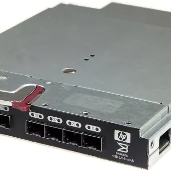 HP Brocade Bladesystem 4/24 San Switch W/ 4 Gbics 411121-001